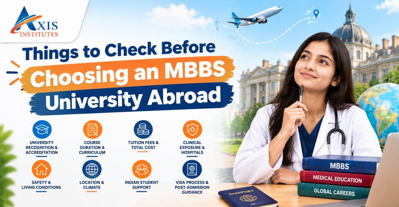 Things to check before choosing an MBBS University Abroad
